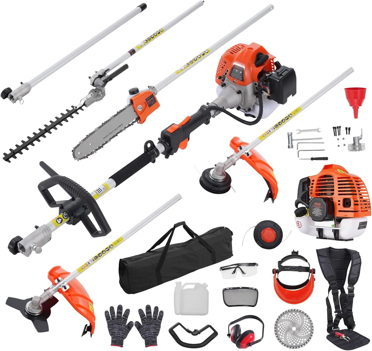 Gas Powered 6-in-1 Multi-Functional Garden Tool Kit