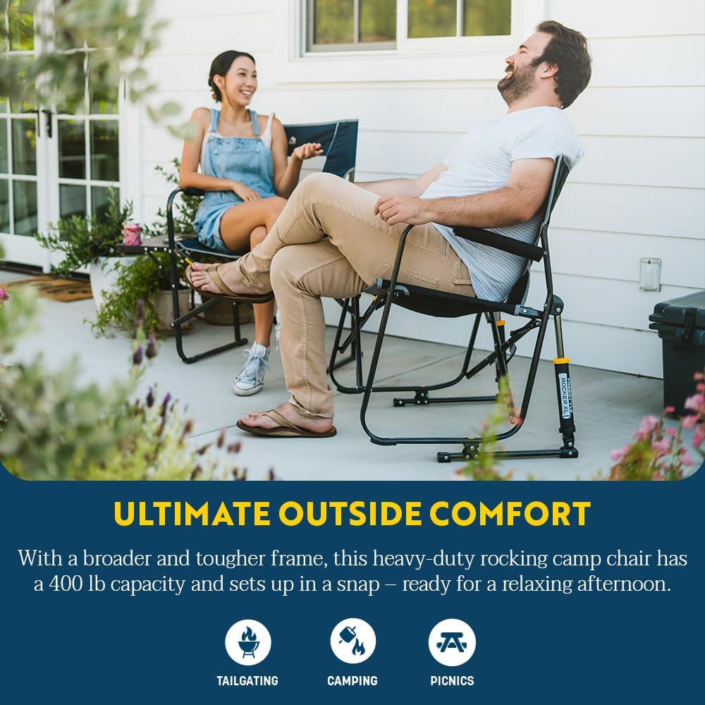 Freestyle Rocker with Side Table Camping Chair
