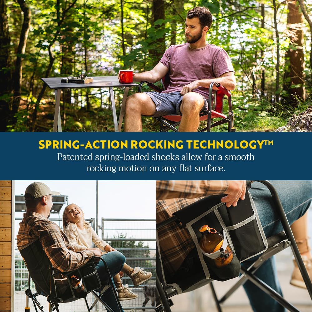 Freestyle Rocker with Side Table Camping Chair